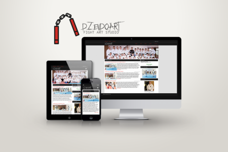 Sporta kluba “Dzendoart” mājaslapa