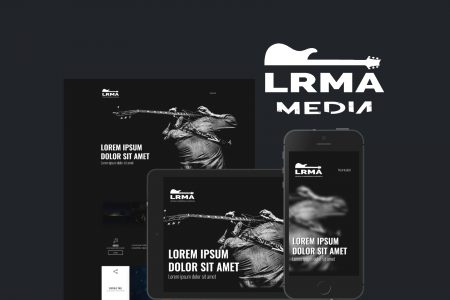 LRMA Media mājaslapas dizains