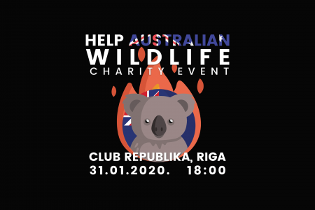 Charity event “Help Australian Wildlife” visual materials