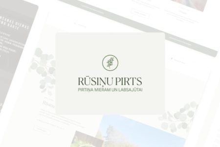 Mājaslapas un grafiskās identitātes izstrāde “Rūsiņi”